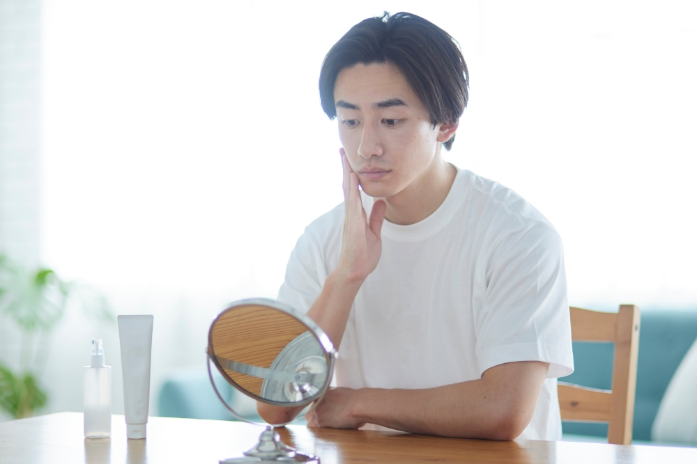 製品使用前の肌(Before)
