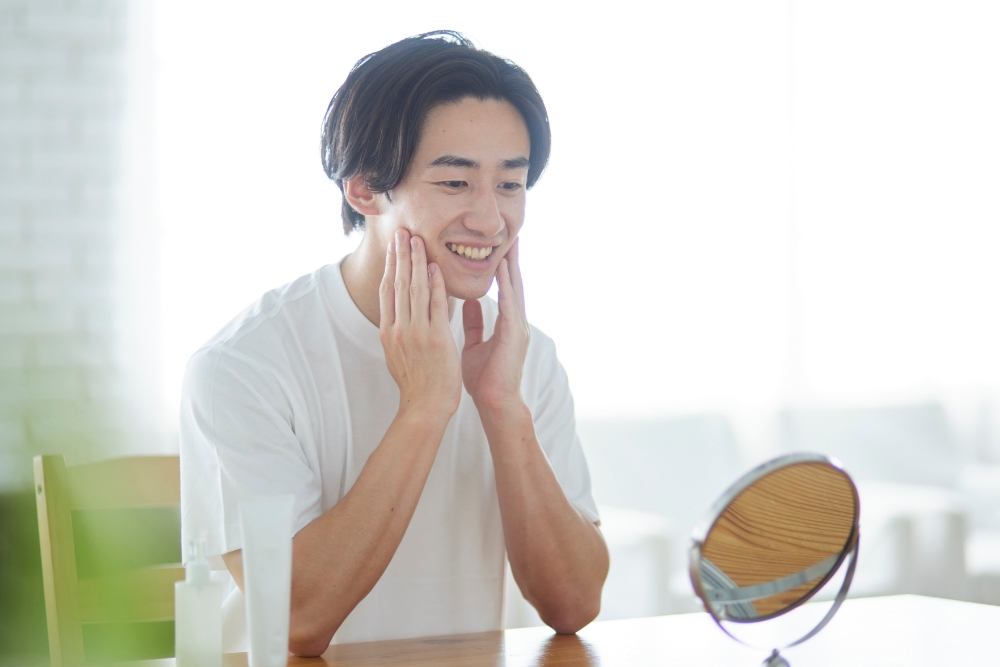 製品使用前の肌(Before)