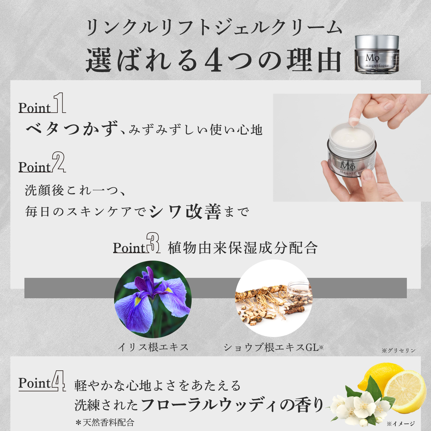 リンクルリフト ジェルクリーム ＋ マイクロパッチ HA ＜3回分＞ セット