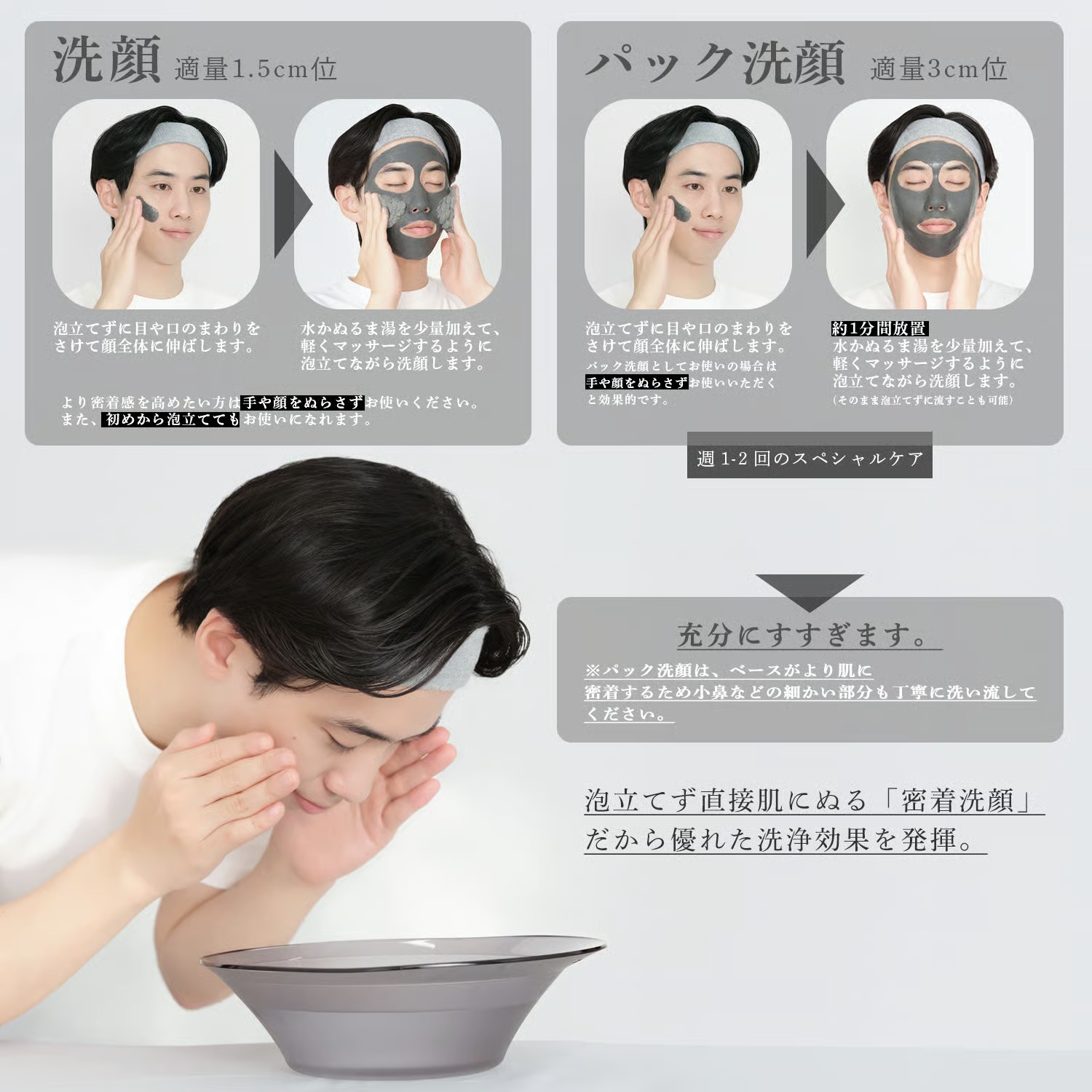 フェイスウォッシュ　3種セット