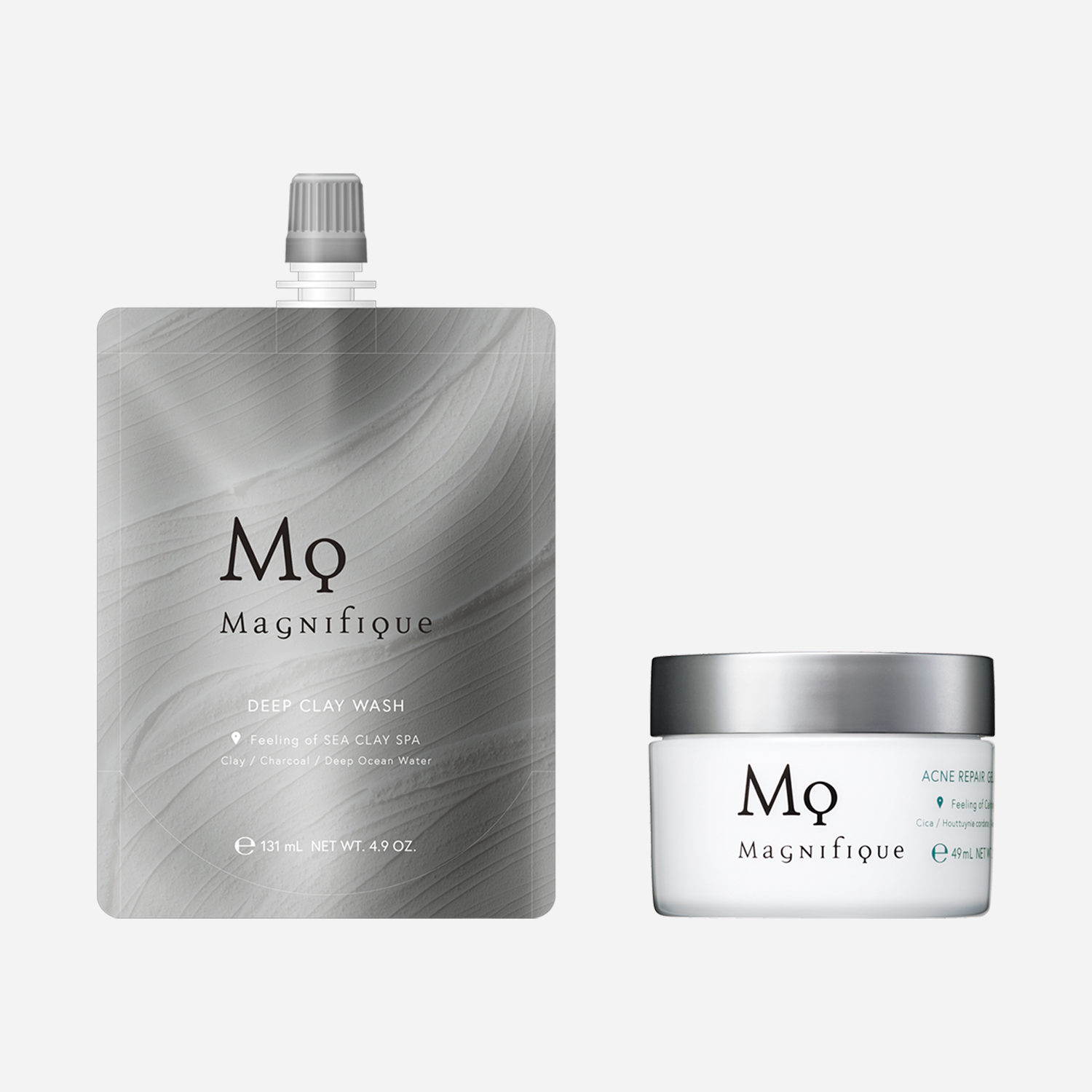 DEEP CLAY WASH・ACNE CARE GEL CREAM 2点セット