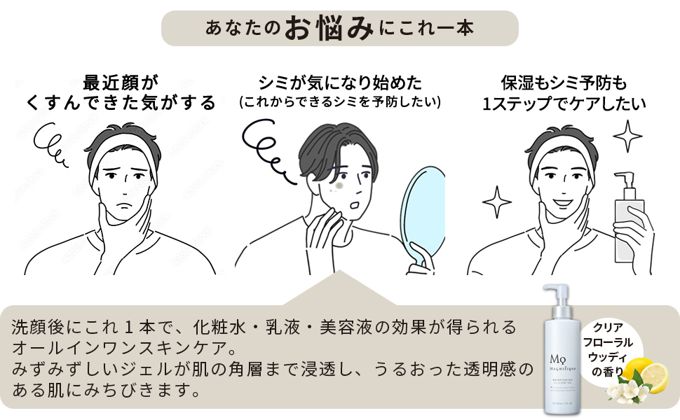 ブライトニングオールインワンジェルの商品特長画像2