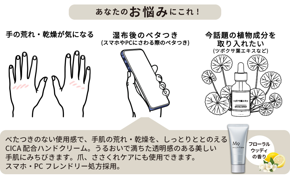 リペアハンドクリームCICAの商品特長画像2