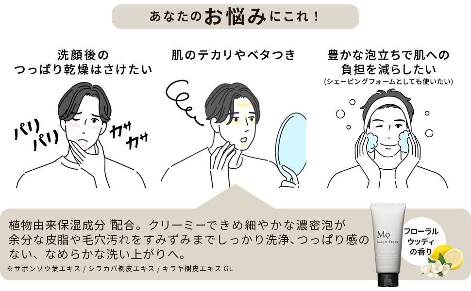 洗顔料の商品特長画像2